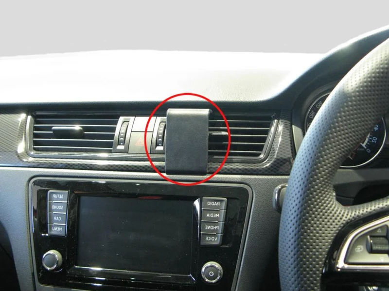 ProClip Fahrzeughalter für Rechtslenker 655195 - Mittelbefestigung - Skoda Rapid 16-17