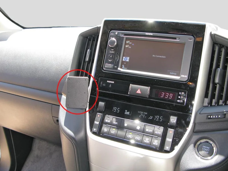 ProClip Fahrzeughalter für Rechtslenker 655178 - Winkelbefestigung - Toyota LandCruiser 200 16-21