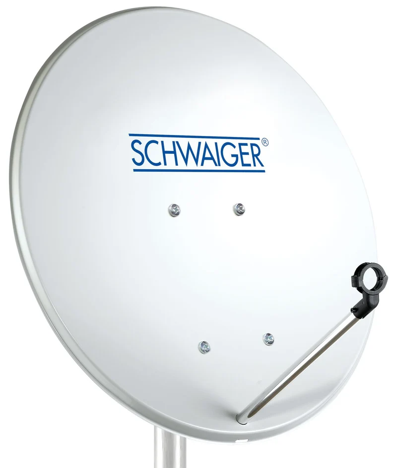 Satellitenschüssel 40 cm Stahl Hellgrau