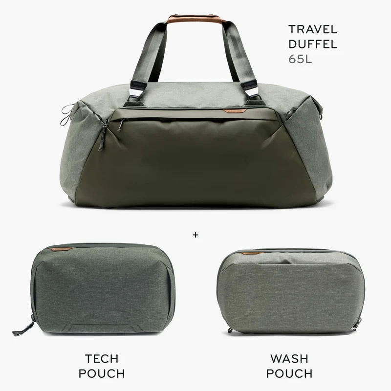 65L Travel Duffel + Bundle 1 | Sage
