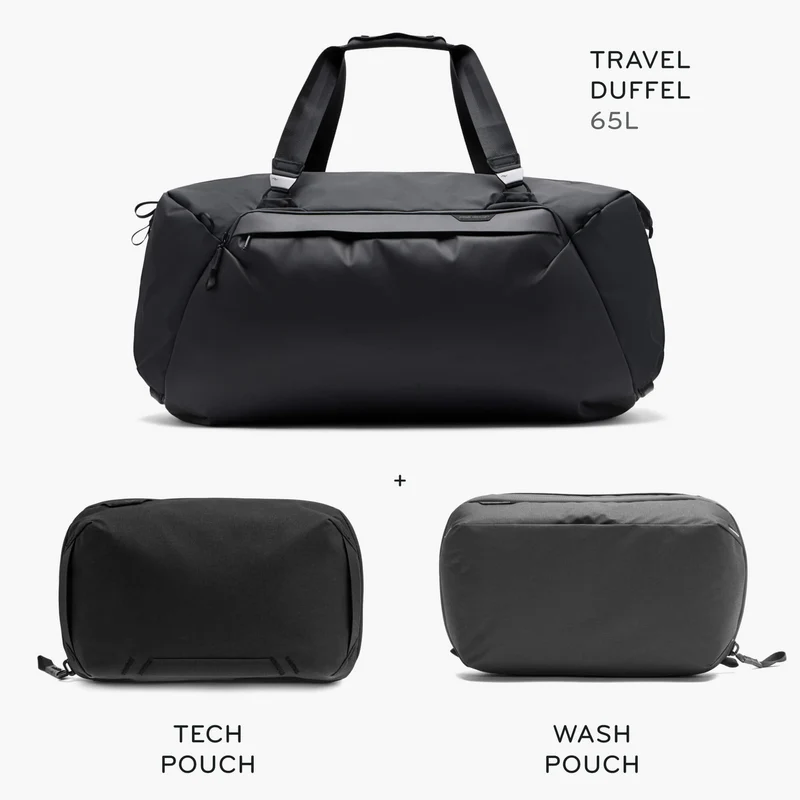 65L Travel Duffel + Bundle 1 | Black