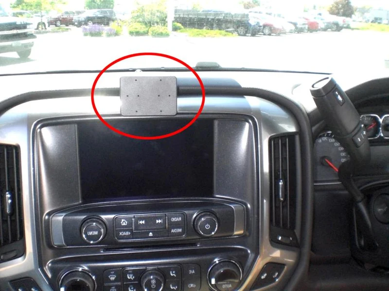 ProClip Fahrzeughalter für Rechtslenker 655014 - Mittelbefestigung - Chevrolet Silverado 14-20