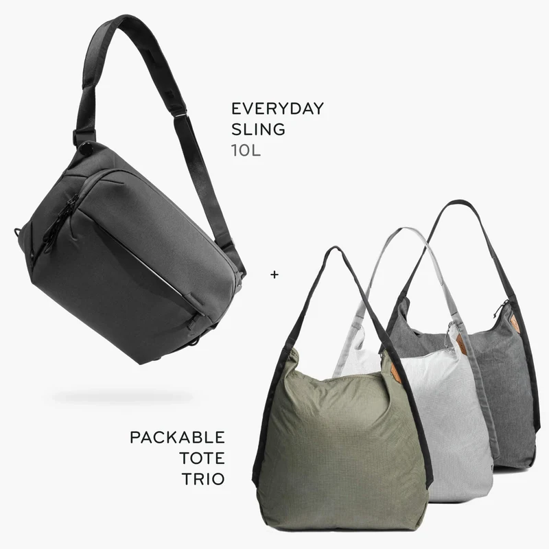 10L Everyday Sling + Bundle 1 | Black