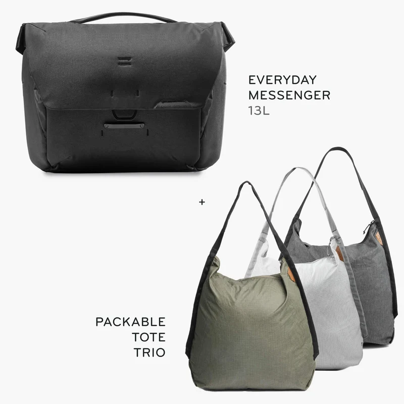 13L Everyday Messenger + Bundle 1 | Black