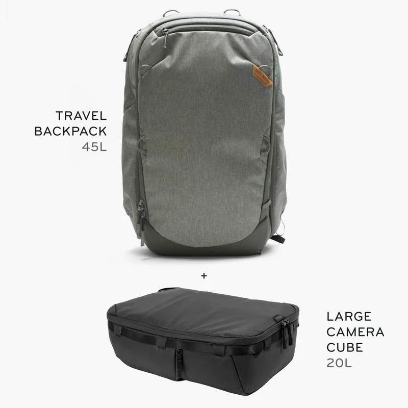 45L Travel Backpack + Bundle 1 | Sage