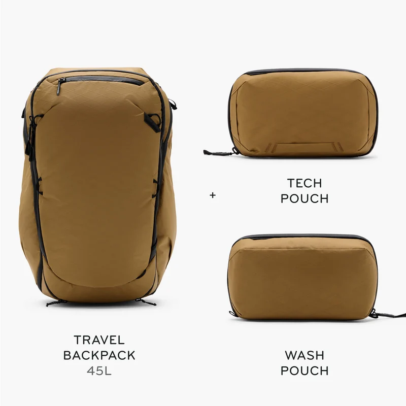 45L Travel Backpack + Bundle 2 | Coyote