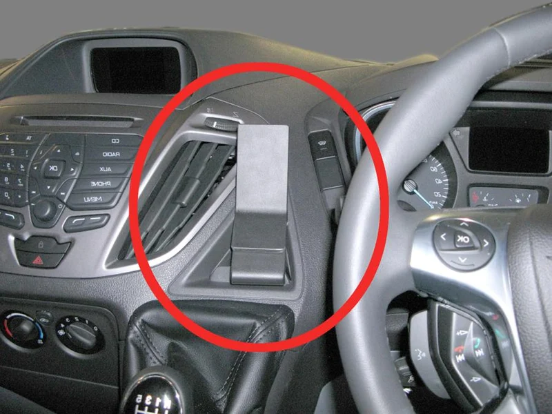 ProClip Fahrzeughalter für Rechtslenker 654857 - Mittelbefestigung - Ford Transit Tourneo 14-18, Ford Transit Custom 13-18½, Ford Tourneo Custom 13-18 und weitere