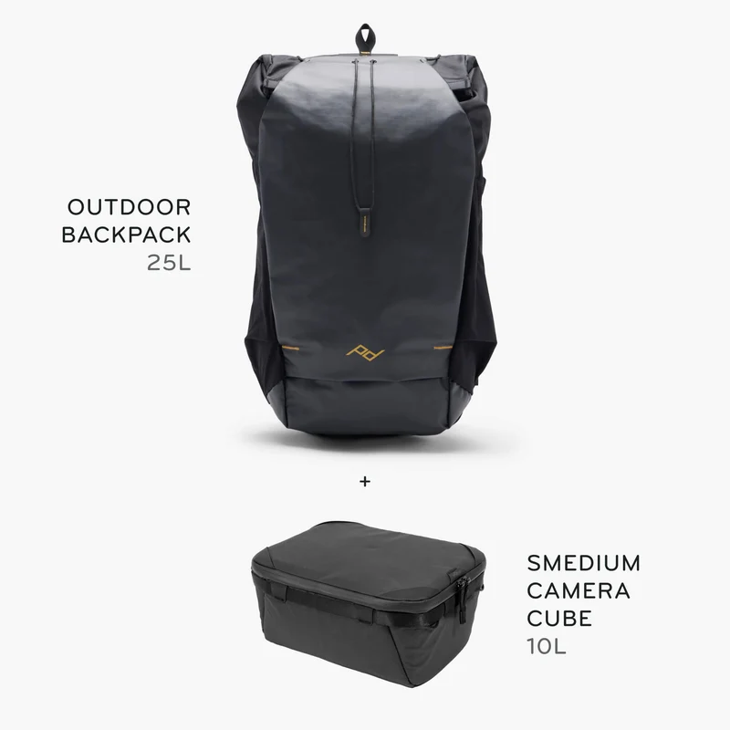 25L Outdoor Backpack + Bundle 1 | Black