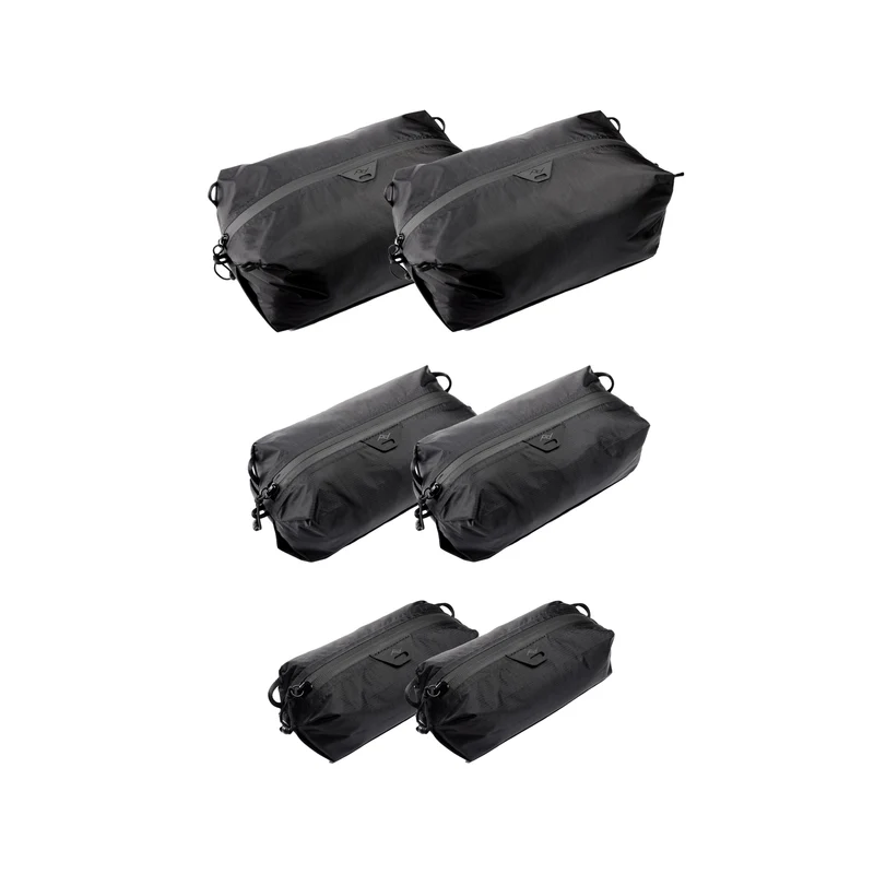 Ultralight Packing Cube | Black | Mesh | 6-Pack