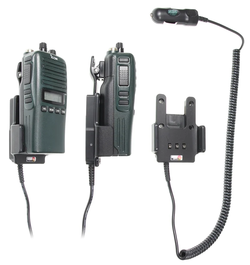 Gerätehalter 530088 mit Ladefunktion - für Funkgeräte - ICOM IC-F25, ICOM IC-F34, ICOM IC-F44GT und weitere