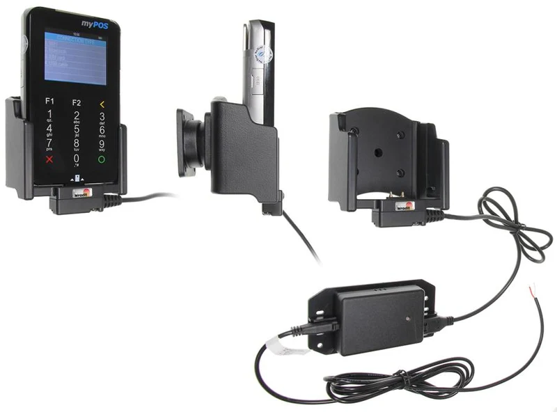 Gerätehalter 513930 mit Ladefunktion - für Bezahlterminals - myPOS D200C