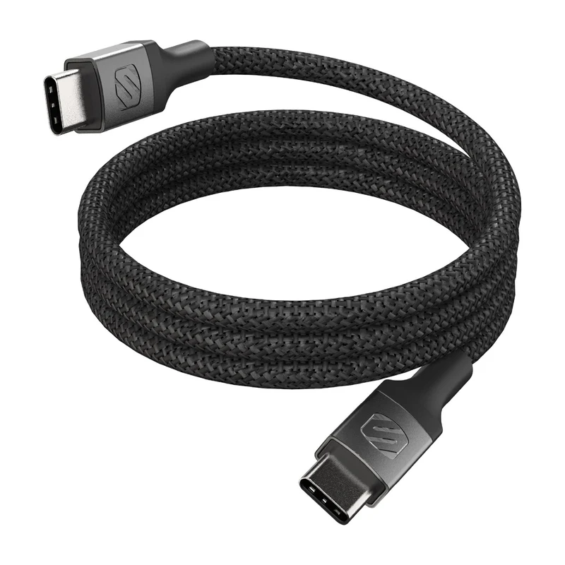 MagStack Tangle-Free USB-C to USB-C Magnetic 3 Ft. Charging Cable