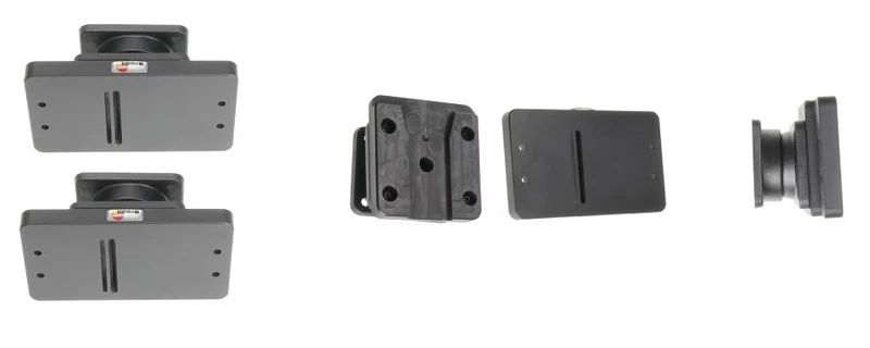 Zubehör 215931 Adapter für Gerätebefestigung mit Dreh- und Kippgelenk. Satz mit 2 Montageadaptern