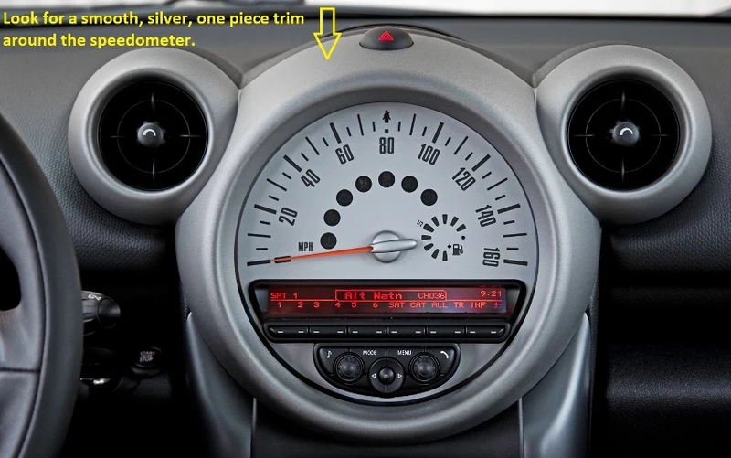 Center Dash Mount for Mini Cooper Countryman, Paceman