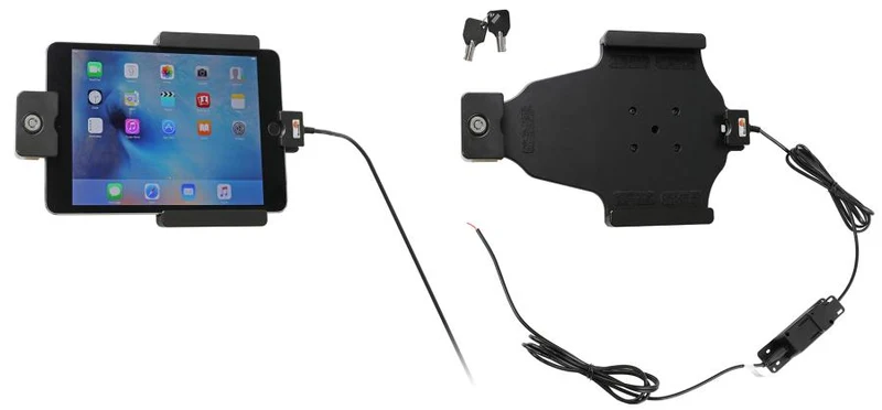 Charging Holder with Key Lock for Hard-Wired Install