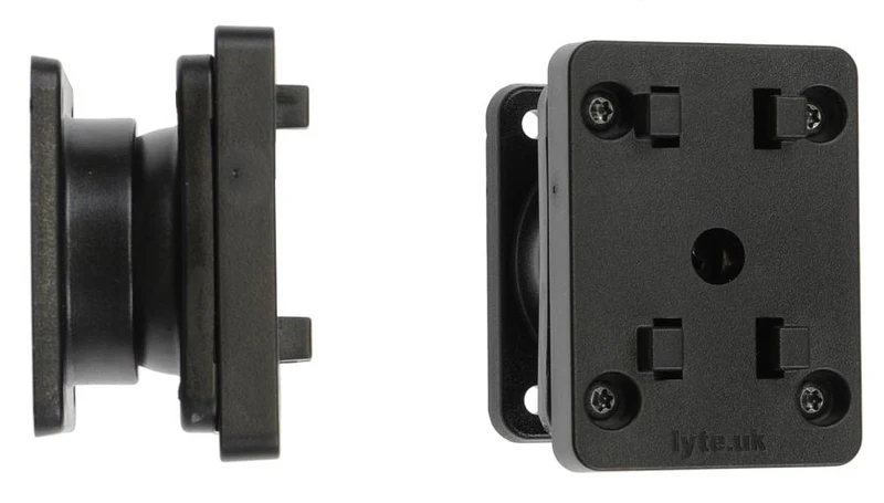 Zubehör 215325 Montageplatte mit Richter-Adapter, mit großem Dreh- und Kippgelenk
