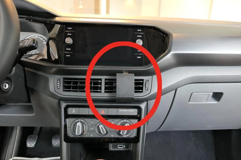 ProClip Fahrzeughalter 855509 - Mittelbefestigung - Volkswagen T-Cross 19-25, Volkswagen T-cross 19-24