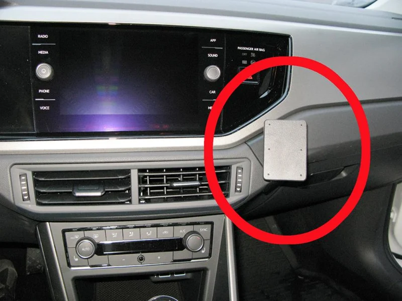 ProClip Fahrzeughalter 855384 - Winkelbefestigung, rechts - Volkswagen Polo 18-25
