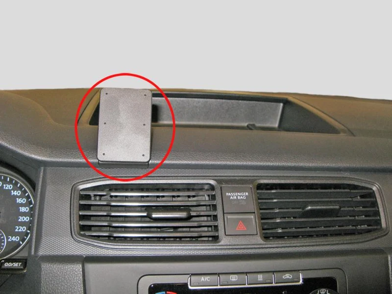 ProClip Fahrzeughalter 855133 - Mittelbefestigung- NICHT für Modelle mit Fach mit Deckel - Volkswagen Caddy 16-20