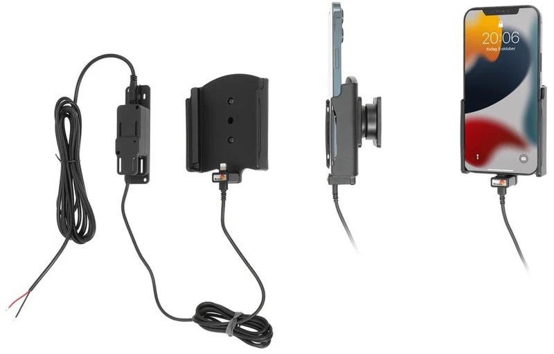 Gerätehalter 727277 mit Ladefunktion - für Smartphones - Apple iPhone 14 Plus, Apple iPhone 14 Pro Max, Apple iPhone 13 Pro Max