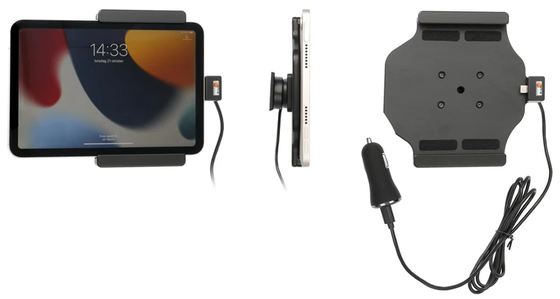 Gerätehalter 721278 mit Ladefunktion - für Tablets - Apple iPad Mini 7th Gen 2024 (A2995, A2996), Apple iPad Mini 6th Gen (A2567 und weitere