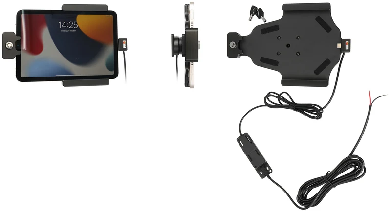 Gerätehalter 736278 mit Ladefunktion - für Tablets - Apple iPad Mini 7th Gen 2024 (A2995, A2996), Apple iPad Mini 6th Gen (A2567 und weitere