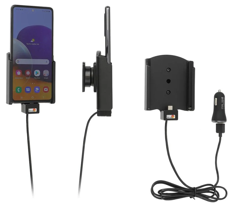 Gerätehalter 721257 mit Ladefunktion - für Smartphones - Samsung Galaxy A72 SM-A725F/DS