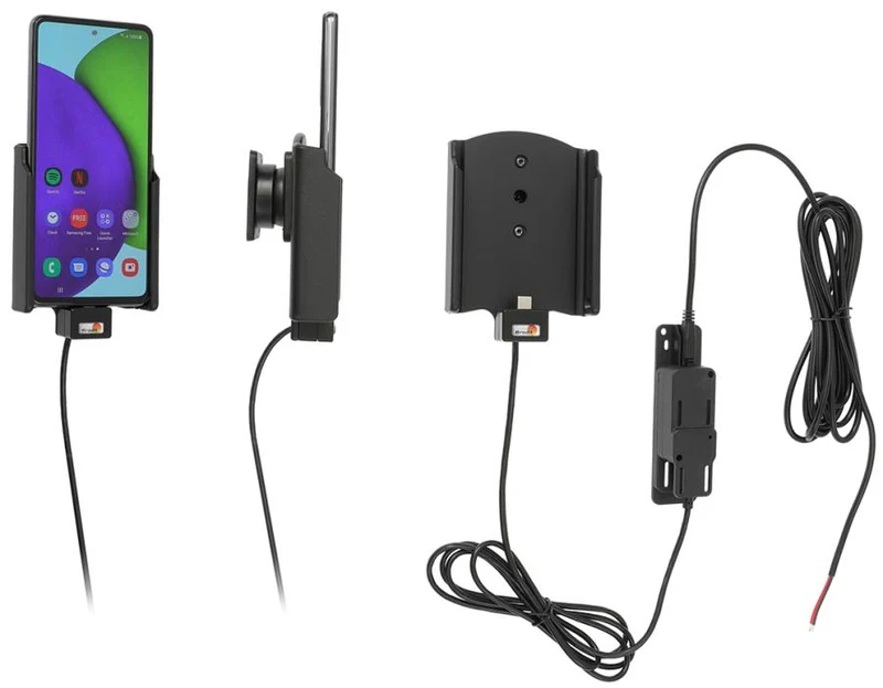 Gerätehalter 727256 mit Ladefunktion - für Smartphones - Samsung Galaxy A52 SM-A52F/DS, Samsung Galaxy A52S 5G SM-A528B. SM-A528B/DS