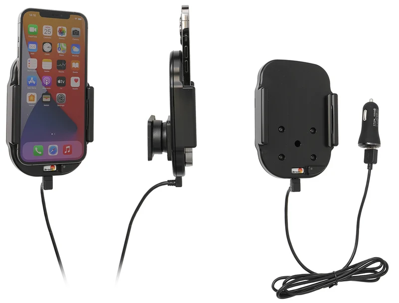Gerätehalter 718236 mit Ladefunktion - Qi Ladung - Apple iPhone 12 Pro Max