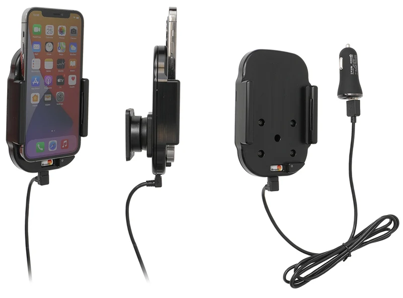 Gerätehalter 718235 mit Ladefunktion - Qi Ladung - Apple iPhone 12, Apple iPhone 12 Pro