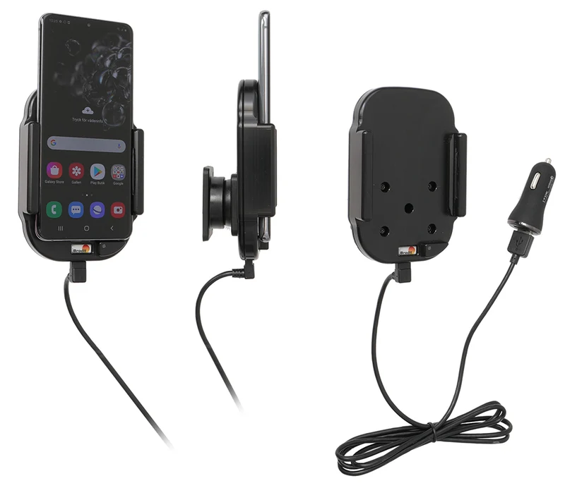 Gerätehalter 718190 mit Ladefunktion - Qi Ladung - Samsung Galaxy S20 4G, 5G (SM-G981B/SM-G981F)