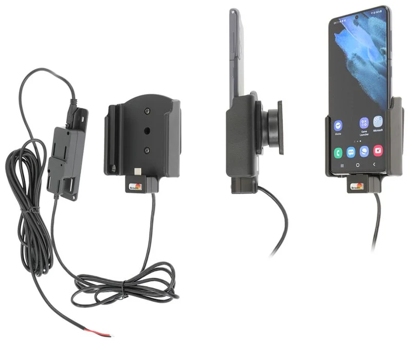 Gerätehalter 727244 mit Ladefunktion - für Smartphones - Samsung Galaxy S21 5G SM-G991B/SM-G991B/DS