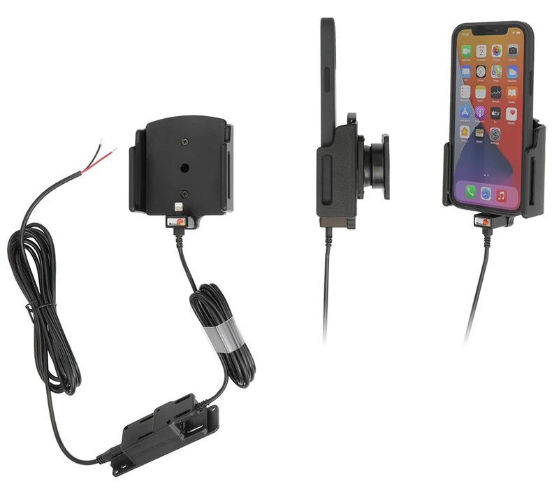 Gerätehalter 727237 mit Ladefunktion - für Smartphones - Apple iPhone 14 Pro Max, Apple iPhone 13 Pro Max, Apple iPhone 14 und weitere