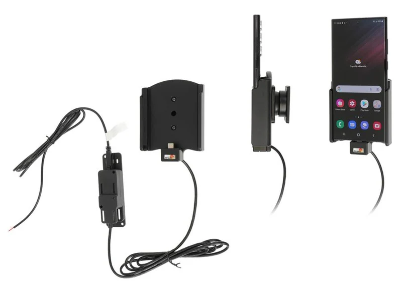Gerätehalter 727291 mit Ladefunktion - für Smartphones - Samsung Galaxy S22 Ultra 5G (SM-S908B/SM-S908B/DS)