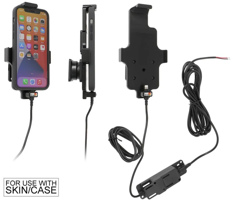 Gerätehalter 727091 mit Ladefunktion - für Smartphones - Apple iPhone XR, Apple iPhone 13, Apple iPhone 13 Pro und weitere