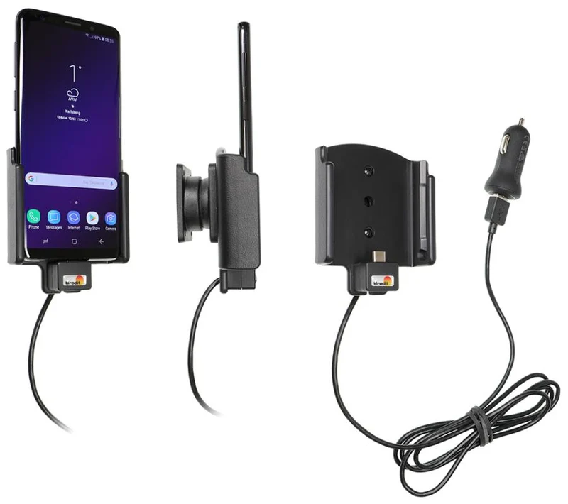 Gerätehalter 721038 mit Ladefunktion - für Smartphones - Samsung Galaxy S9