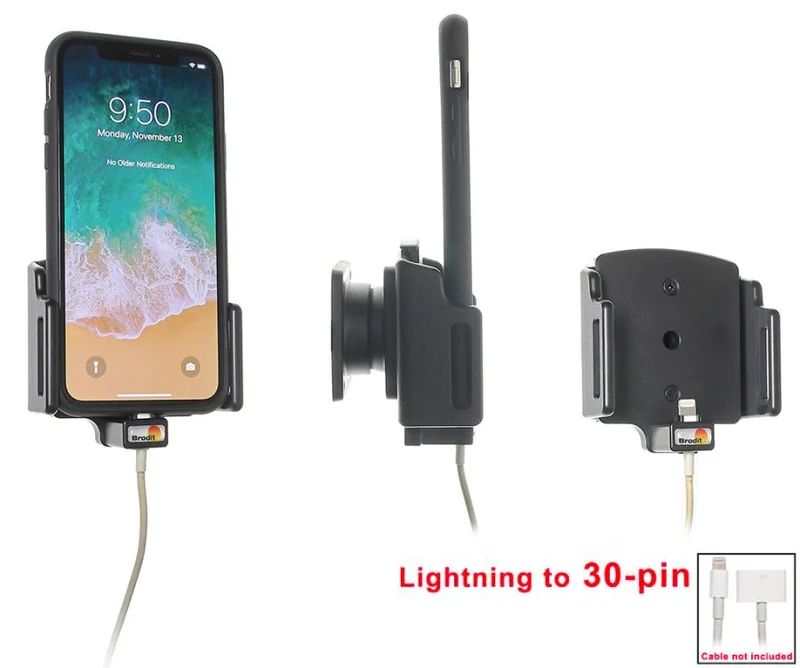 Gerätehalter 715013 - für Smartphones - Apple iPhone X, Apple iPhone Xs, Apple iPhone 11 und weitere