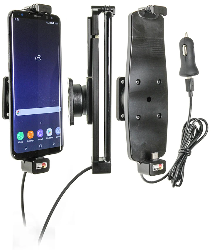 Gerätehalter 521965 mit Ladefunktion - für Smartphones - Samsung Galaxy S8+, Samsung Galaxy S9+, Samsung Galaxy S10+