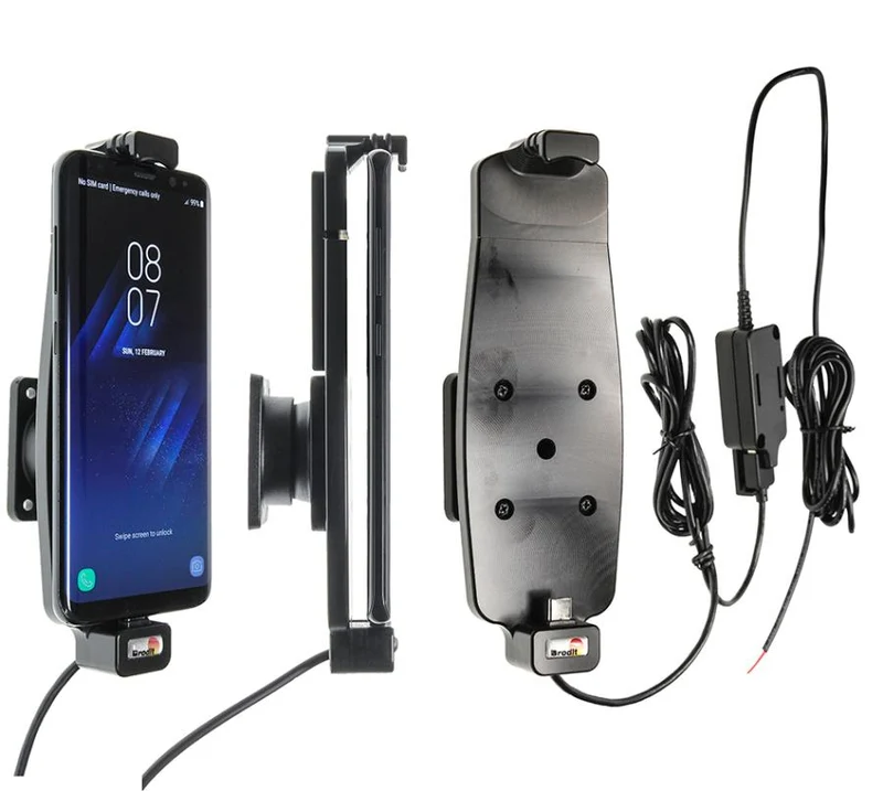 Gerätehalter 527964 mit Ladefunktion - für Smartphones - Samsung Galaxy S10, Samsung Galaxy S8, Samsung Galaxy S9