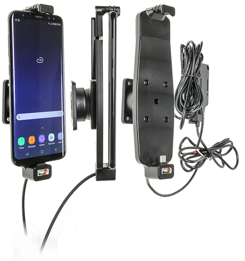 Gerätehalter 527965 mit Ladefunktion - für Smartphones - Samsung Galaxy S10+, Samsung Galaxy S8+, Samsung Galaxy S9+