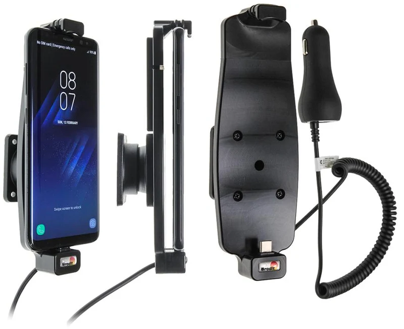 Gerätehalter 512964 mit Ladefunktion - für Smartphones - Samsung Galaxy S9, Samsung Galaxy S8