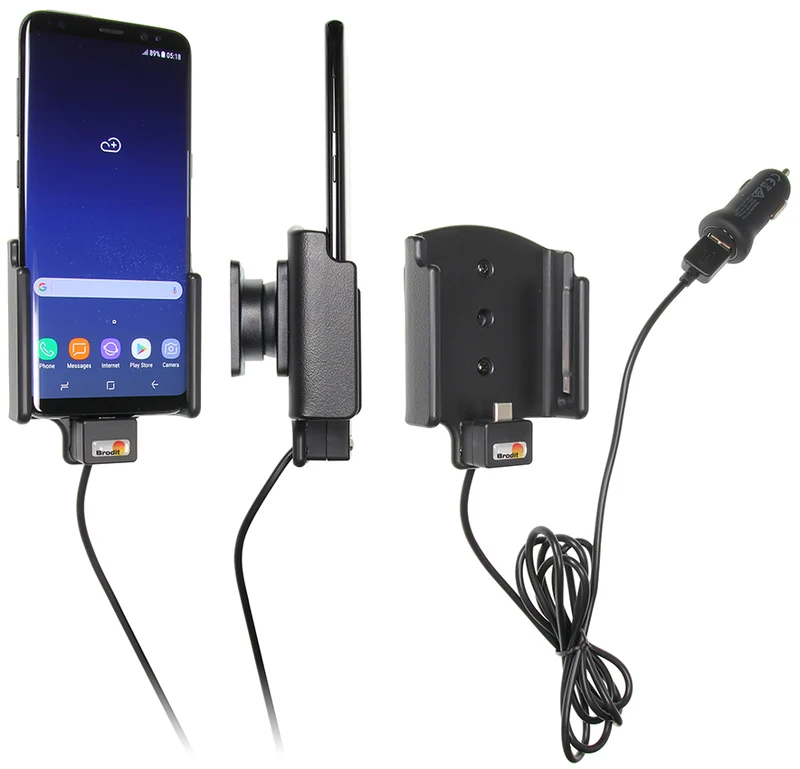 Gerätehalter 521966 mit Ladefunktion - für Smartphones - Samsung Galaxy S8