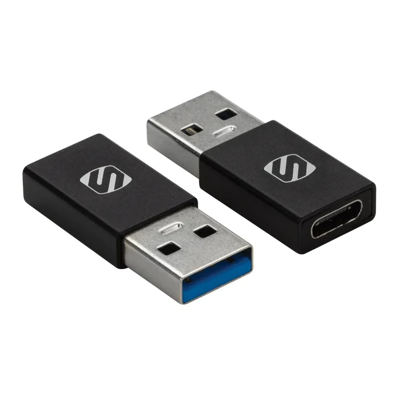 USB-A to USB-C Adapter (2-Pack)