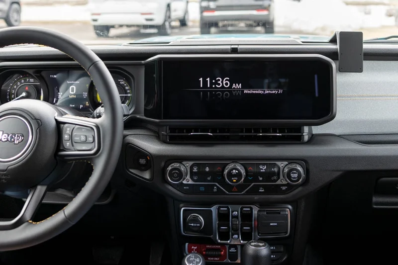 Center Dash Mount for Jeep Wrangler, Gladiator