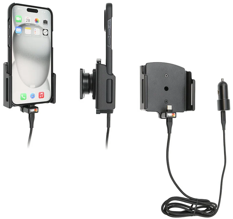 Adjustable Charging Holder for iPhone 18 Pro Max, 17 Pro Max, 16 Plus/16 Pro Max (with Rugged Cases)