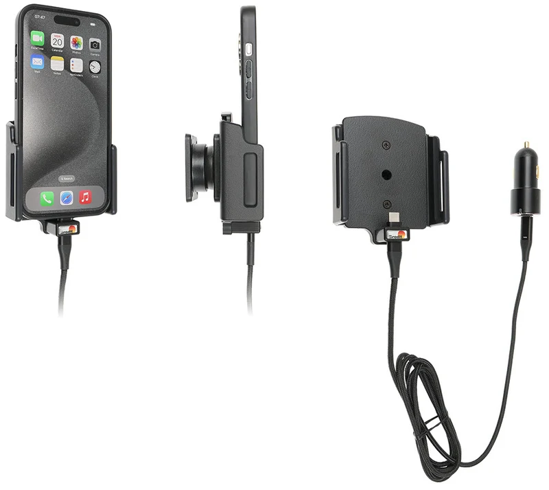 Adjustable Charging Holder for iPhone 18 Pro, 17/17 Pro, 16/16 Pro (with Rugged Cases)