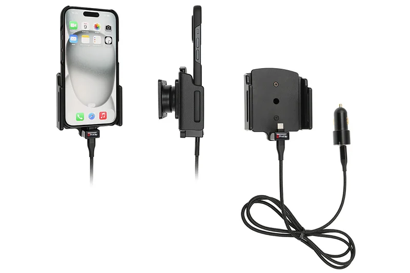 Adjustable Charging Holder for iPhone 18 Pro, 17/17 Pro, 16/16 Pro (with Medium Cases)