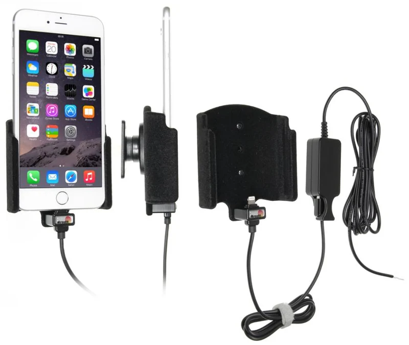 Gerätehalter 527804 mit Ladefunktion - für Smartphones - Apple iPhone Xs Max, Apple iPhone 8 Plus, Apple iPhone 6S Plus und weitere