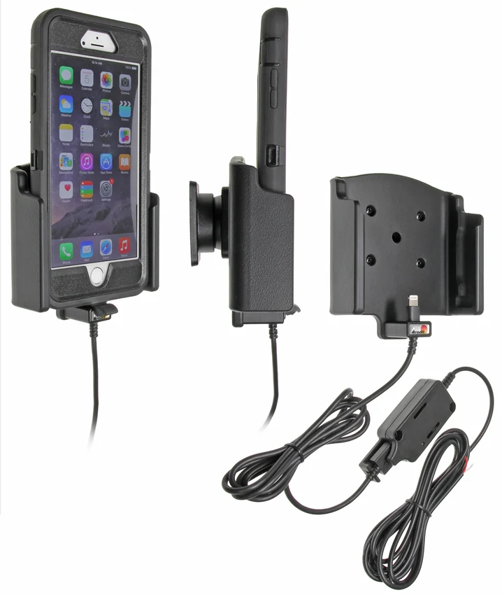 Gerätehalter 527741 mit Ladefunktion - für Smartphones - Apple iPhone 8 Plus, Apple iPhone 7 Plus, Apple iPhone 6S Plus und weitere
