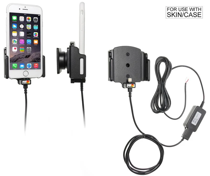 Gerätehalter 527666 mit Ladefunktion - für Smartphones - Apple iPhone 7, Apple iPhone 6S, Apple iPhone X und weitere